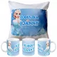  Frozen Tasse + Kissen-Set – Ihr Name