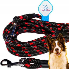    Hundeleine, Trainingsseil, 20 m dick, robuster 10-mm-Karabiner, bis zu 220 kg