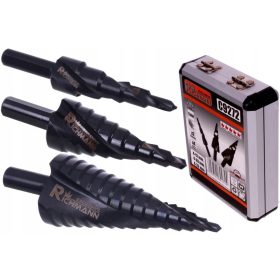Richmann Spiral-Stufenbohrer für Metall, 3-tlg