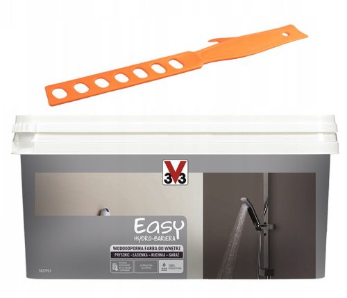 Acrylfarbe für Holz, Möbel, Fliesen, Wände V33 2 l Satinweiß