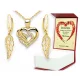  GESCHENK FRAUEN MÄDCHEN FRAUEN GOLDENES HERZ GRAVUR
