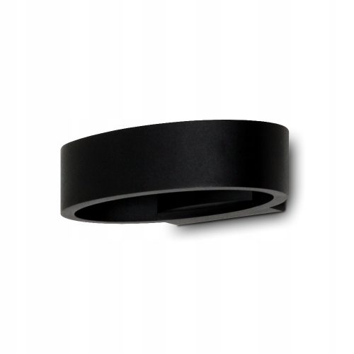  Kwazar Luminaire Gartenwandleuchte, schwarz, integrierte 6-W-LED-Quelle