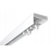 Deckenschienen Gardinenstange mit Abdeckung, 2-läufige 540 PVC-Deckenschiene