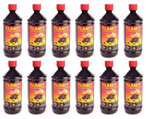  Flamit Flüssiganzünder 980ml für Grill, Kamin, Ofenanzünder