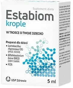 Estabiom Tropfen 5 ml - Nahrungsergänzungsmittel zur Unterstützung der Darmflora und Immunsystem