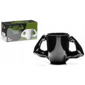  Gadget Master Strongman Becher schwarz 260 ml
