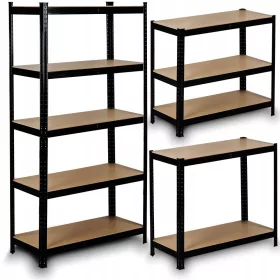    Humberg Lagerregal aus Metall, 150 x 75 x 30 cm, max. 150 kg pro Regal