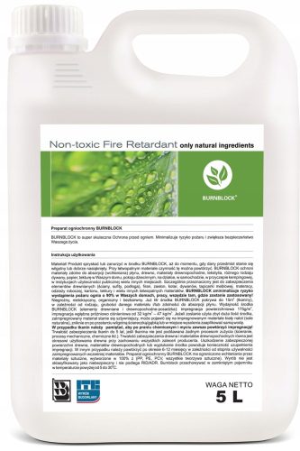 BURNBLOCK 5L Imprägnierung für Holz und Materialien