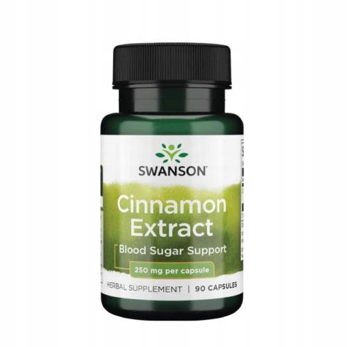  Nahrungsergänzungsmittel Swanson Health Products Zimtextrakt 250 mg Zimtkapseln 90 ml 90 Stk.