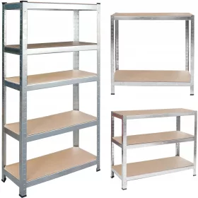   Humberg Lagerregal aus Metall, 180 x 100 x 50 cm, max. 175 kg pro Regal