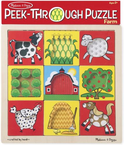  MELISSA DOUG FARM FENSTER-PUZZLE-SPIEL-HINTERGRUND