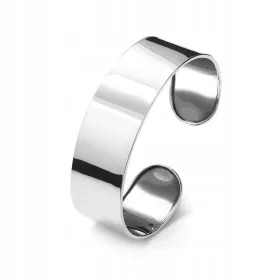  Glattes Silberarmband, breit 2,1 cm 925