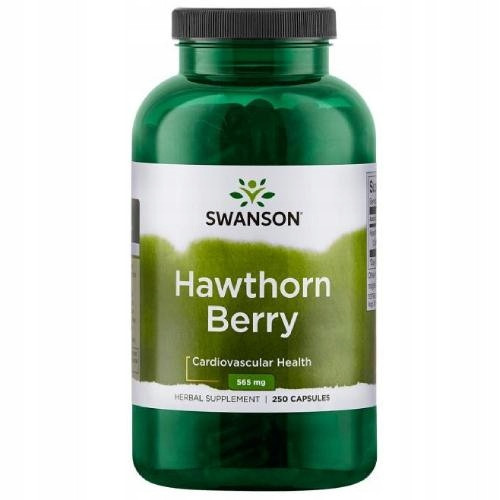 Nahrungsergänzungsmittel Swanson Health Products Hawthorn Berry Weißdorn Kapseln 157 g 250 ml 250 Stk.