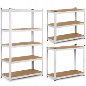    Humberg Lagerregal aus Metall, 150 x 75 x 30 cm, max. 125 kg pro Regal