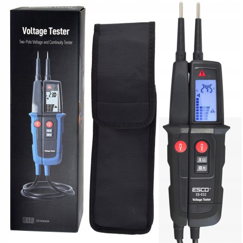 Phasenfolgeanzeige, Spannungsmesser, RCD-TEST