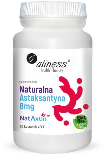 Hochwertiges NatAxtin™ Natürliches Astaxanthin 8mg aus Haematococcus Pluvialis Algen - 60 Kapseln
