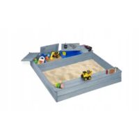 Sandkästen und Sandspielzeug