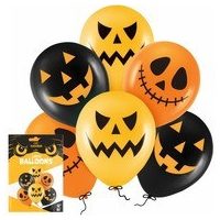 Halloween ballons und Girlanden