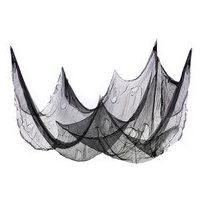 Spinnweben und Spinnen für Halloween